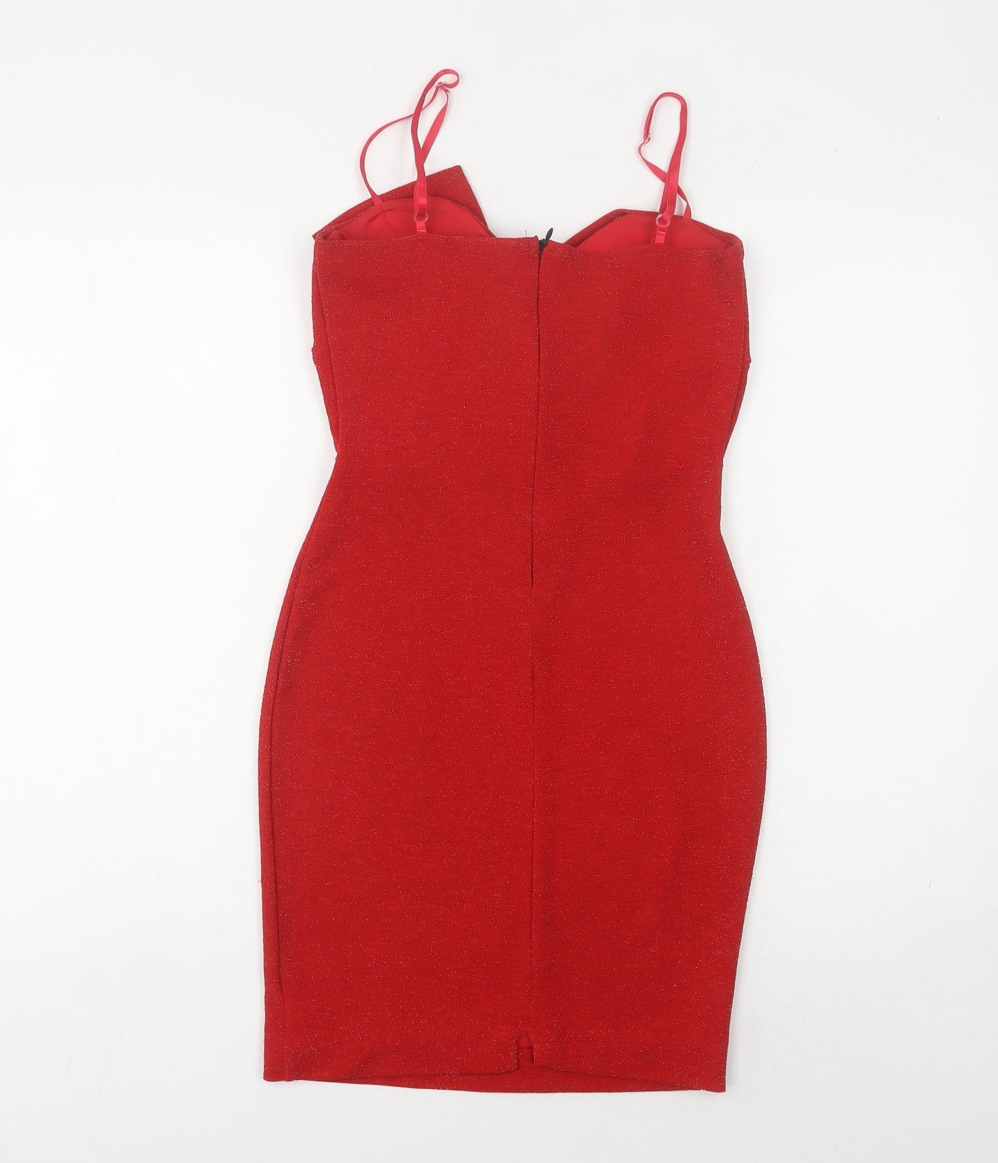 Edge Street Women's Red Bodycon Dress Size 8