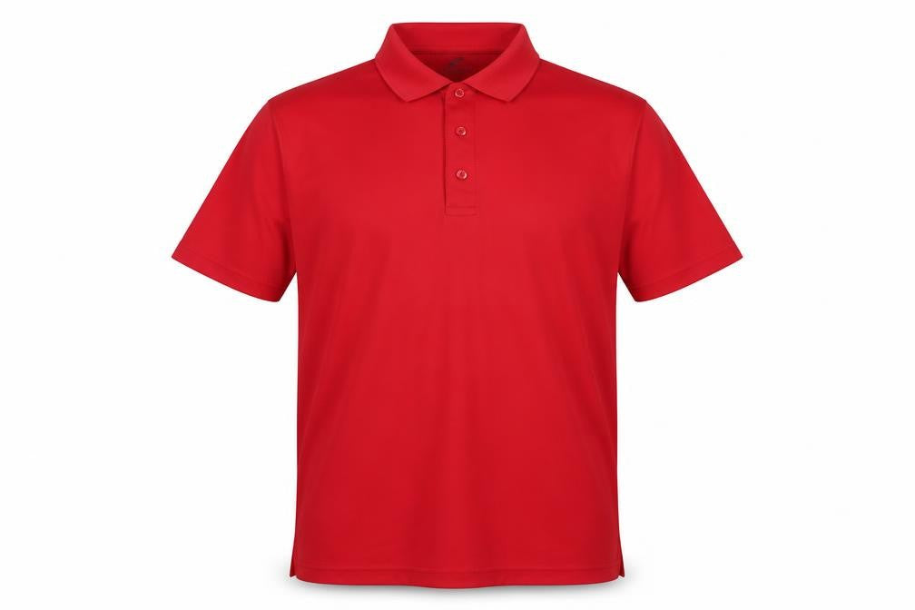 UltraClub Men's Red Polo Shirt Large
