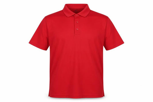 UltraClub Men's Red Polo Shirt Large