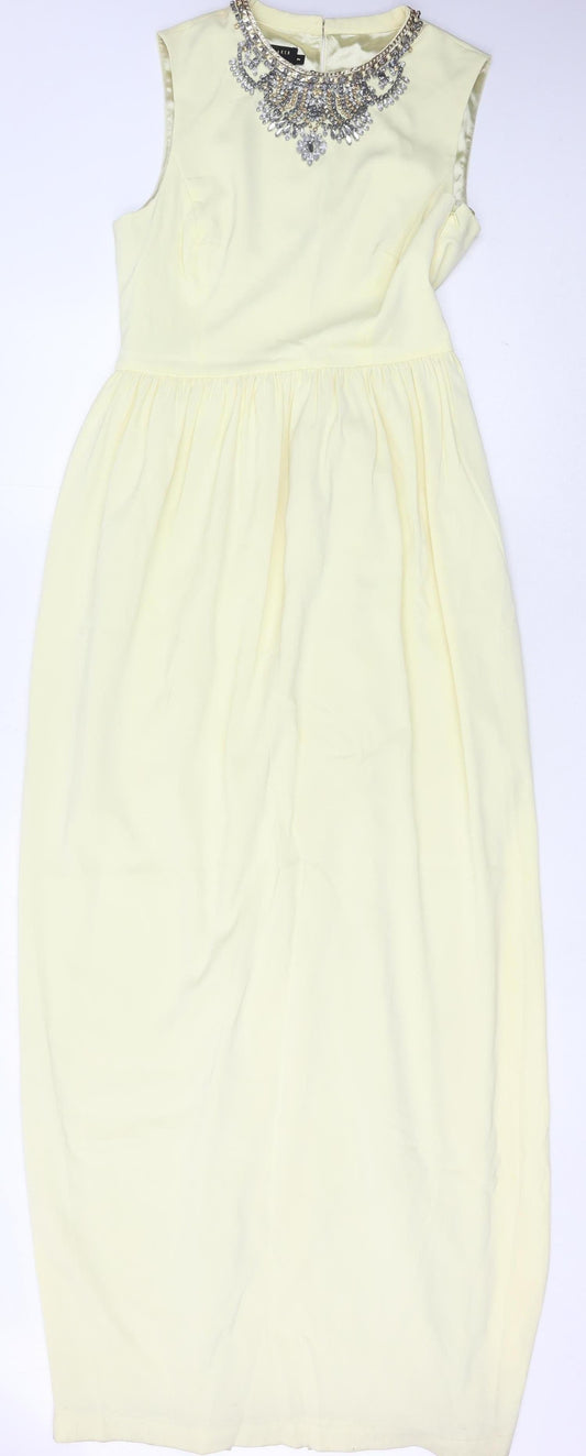 Ted Baker Women Ivory A-Line Dress Size 6