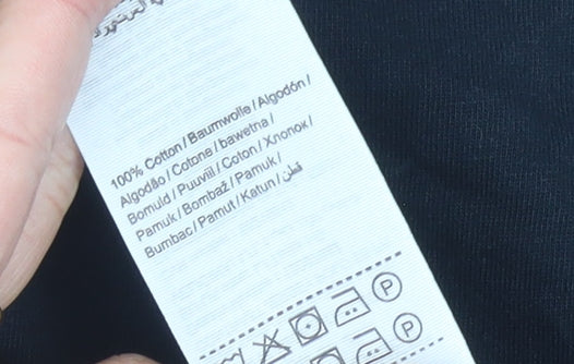 Jack & Jones Men's Black Polo Shirt L - Short Sleeve Cotton