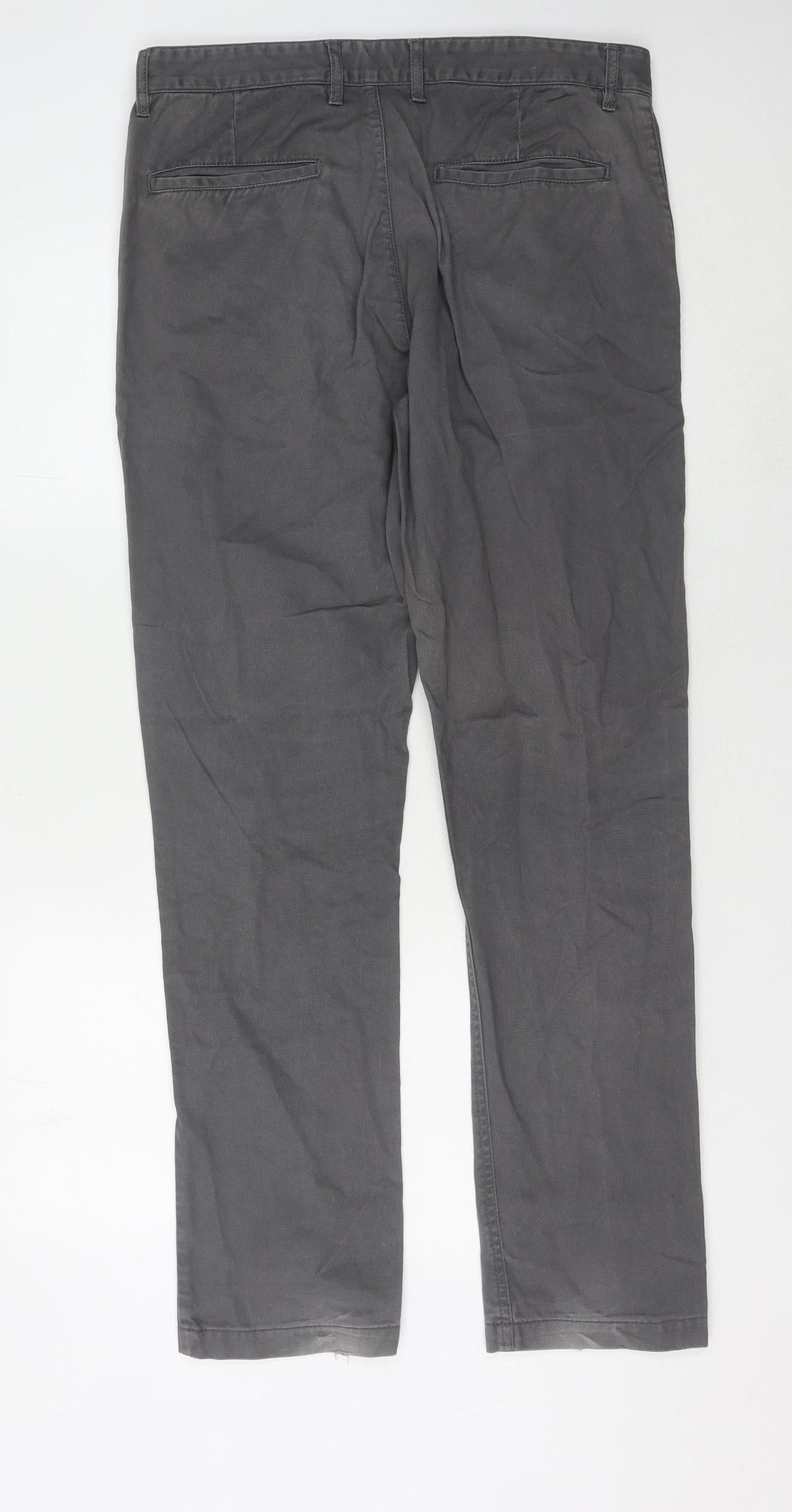 Suit Men's Grey Straight Leg Jeans, Size 32 Waist