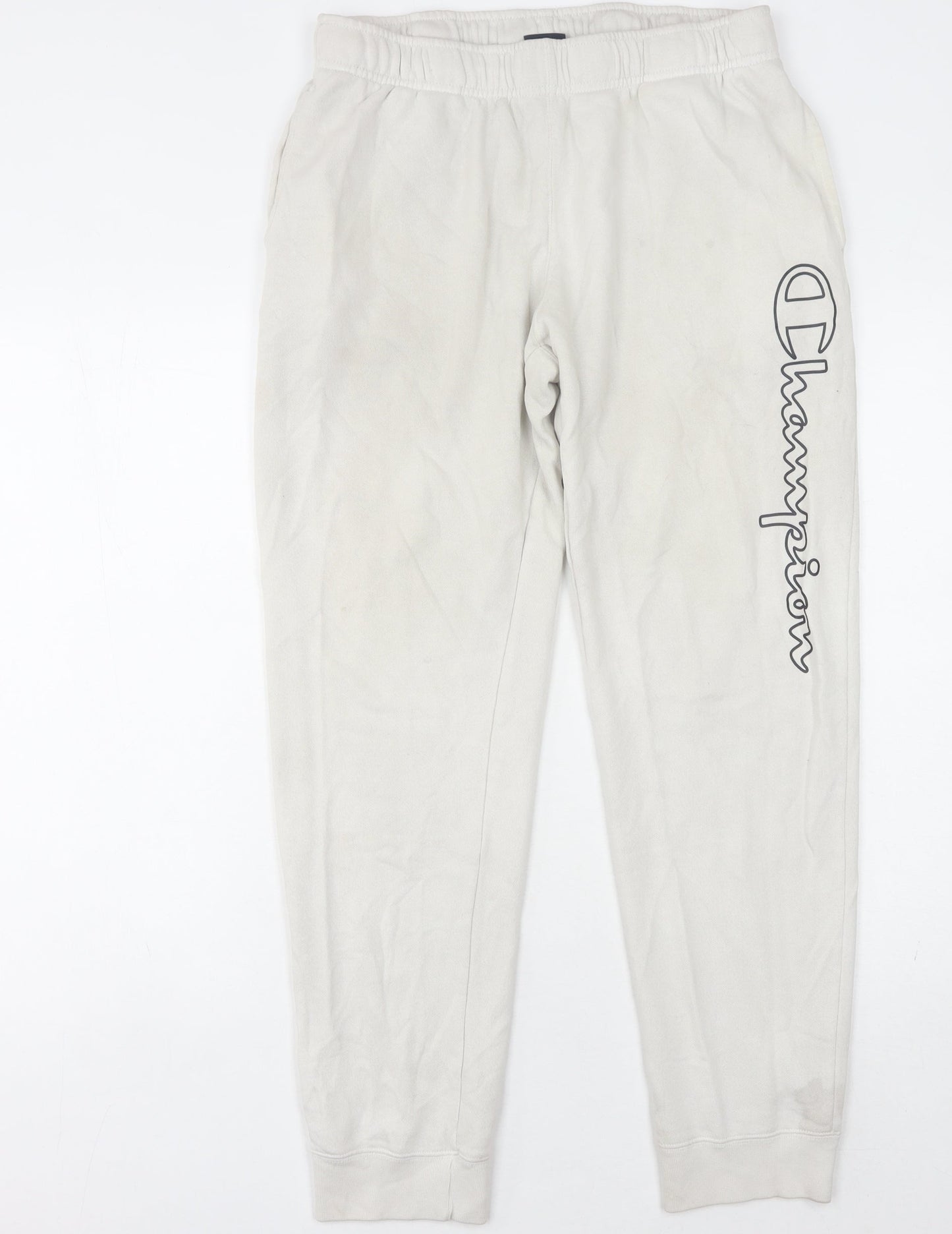 Champion Men's White Jogger Trousers, Size L