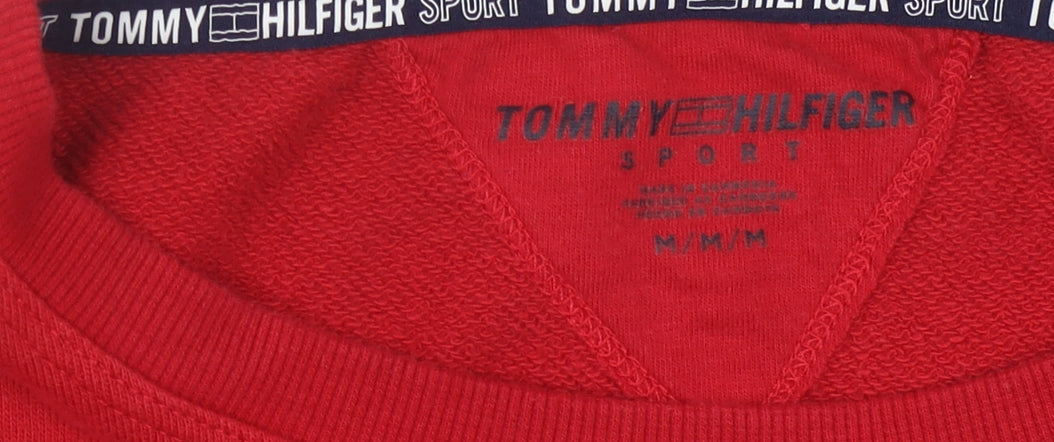 Tommy Hilfiger Women's Red Pullover Sweatshirt M