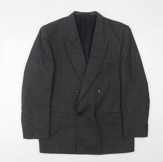 Marlowe Men's Grey Tweed Blazer, Size 40