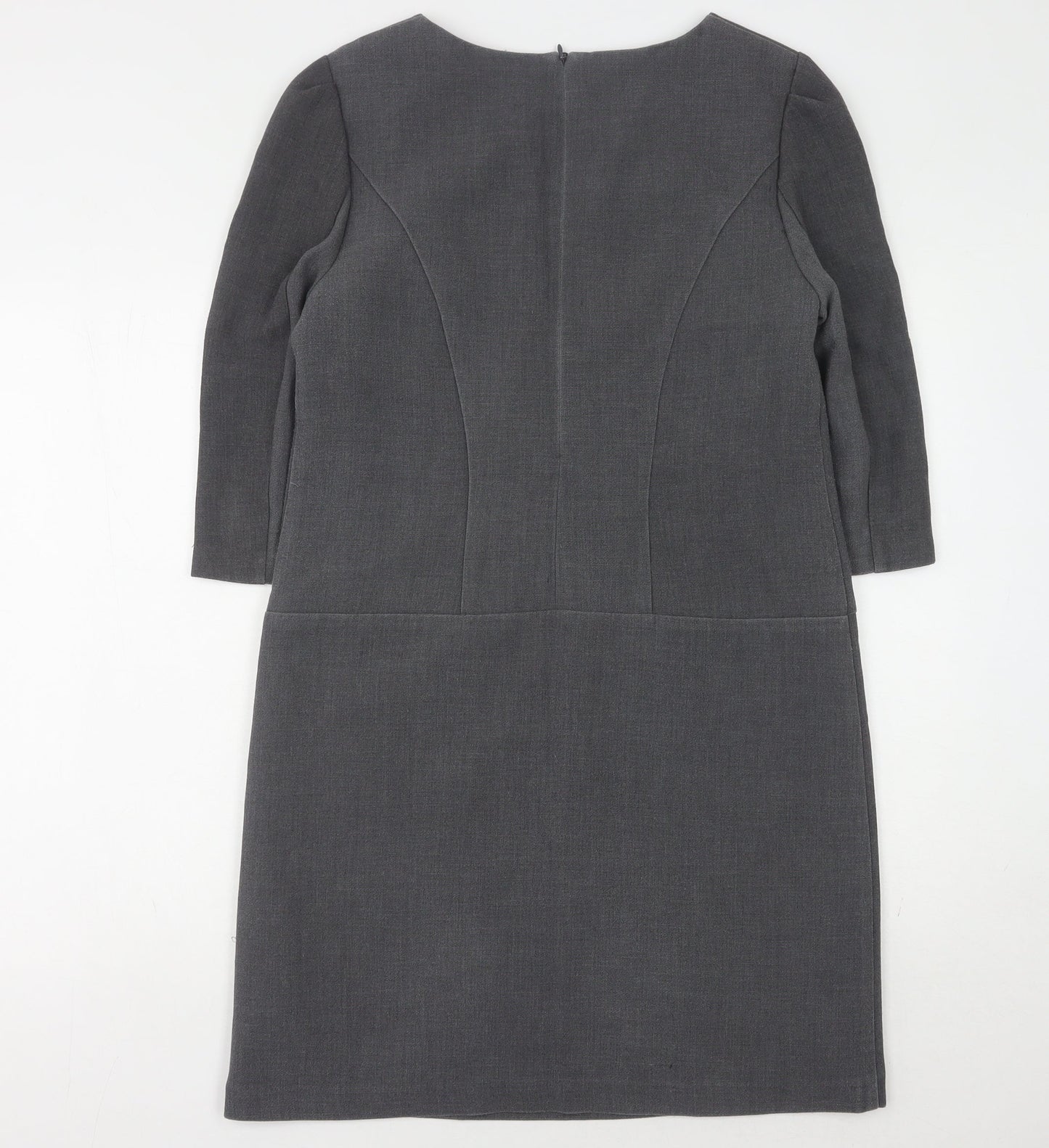Marks and Spencer Women's Grey Sheath Dress Size 12