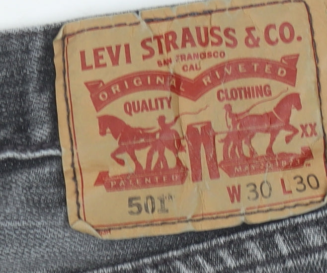 Levi Strauss & Co. Men's Grey Straight Jeans Size 30