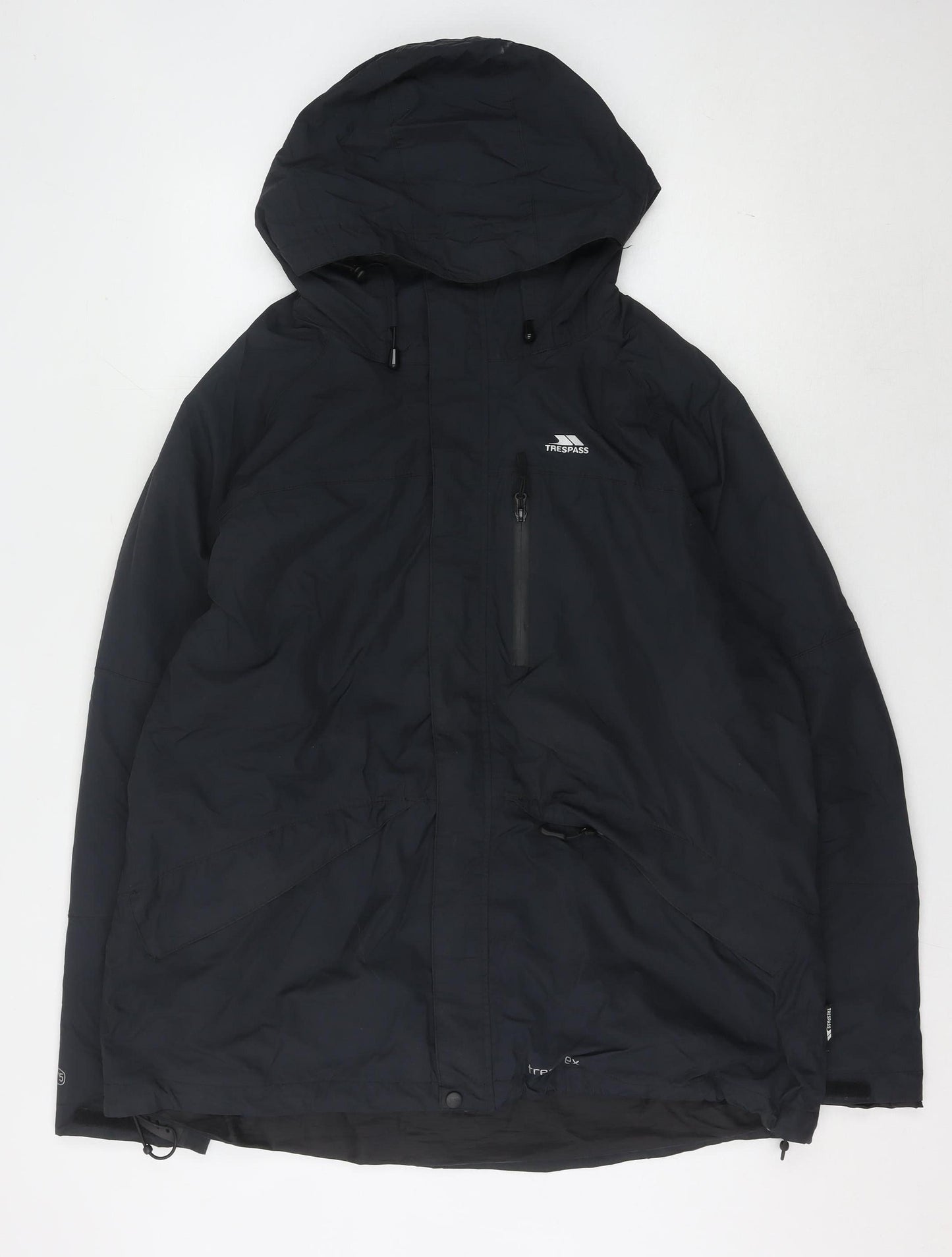 Trespass Men's Black 2XL Waterproof Parka