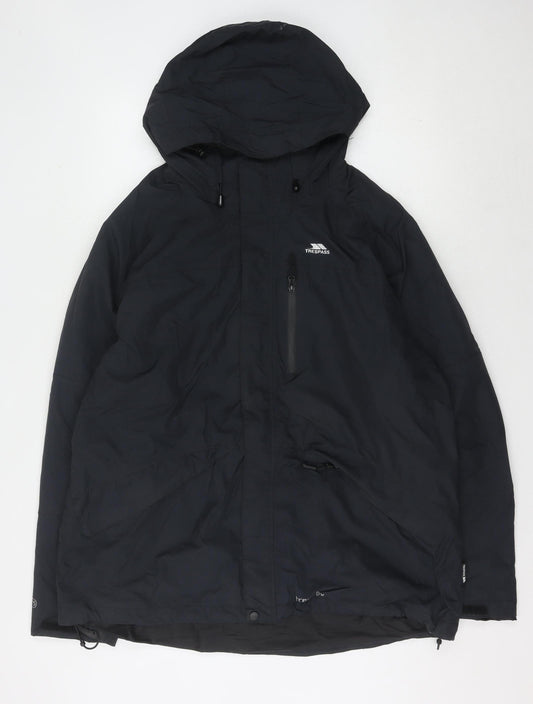 Trespass Men's Black 2XL Waterproof Parka