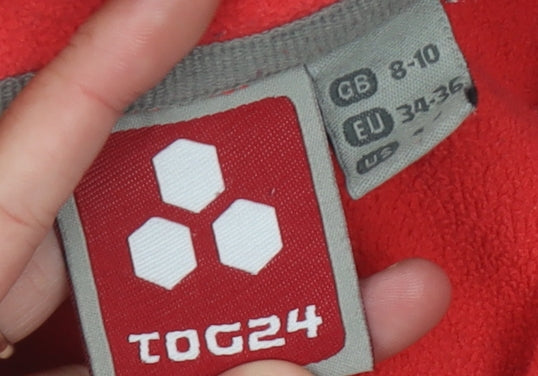 TOG24 Women's Red Fleece Sweatshirt 8-10