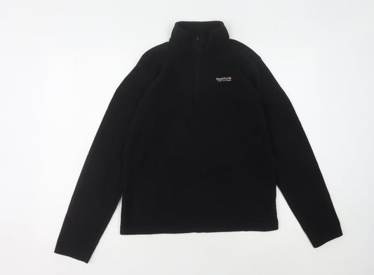 Regatta Boys Black Fleece Sweatshirt Size L