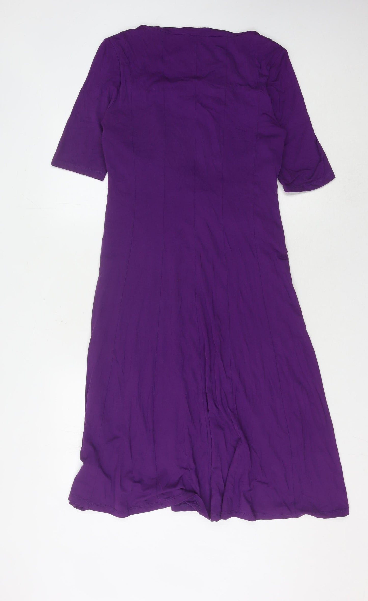 Marks and Spencer Women's Purple Viscose Dress