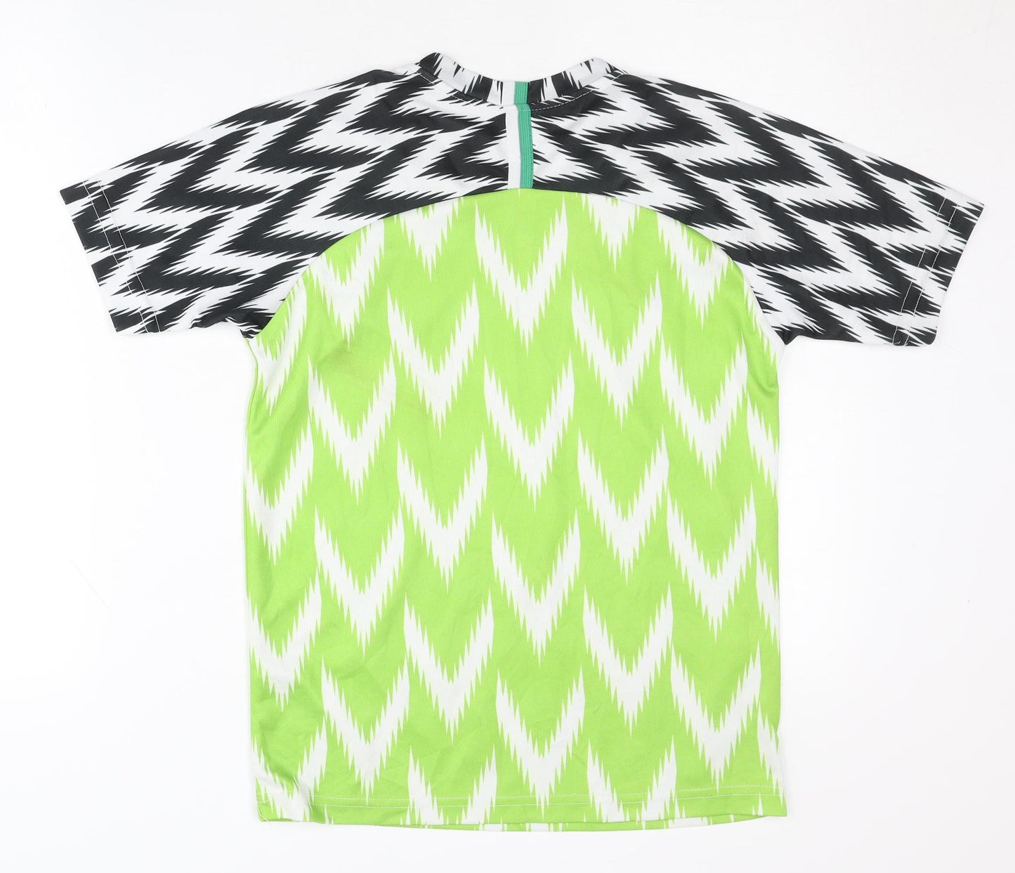 Nike Green Childrens Nigeria Shirt, Short Sleeves, Excellent Condition