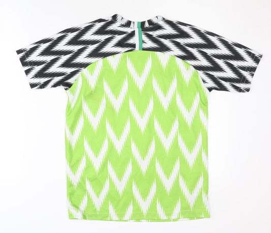 Nike Green Childrens Nigeria Shirt, Short Sleeves, Excellent Condition
