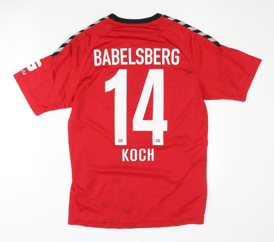 Hummel Babelsberg 03 Adult Red M Away Shirt Short Sleeves