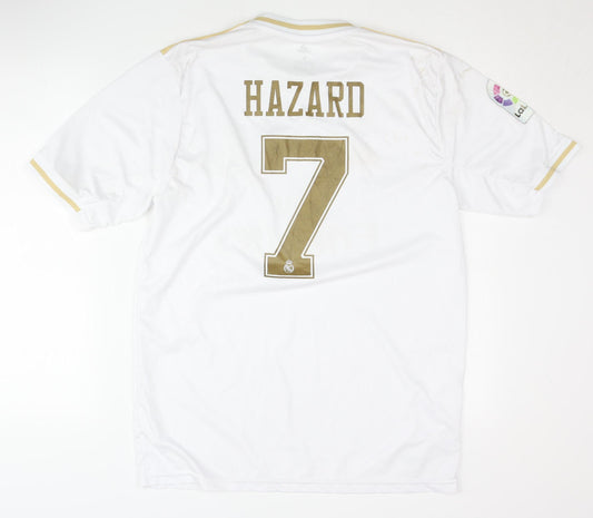 Adidas Adult L Real Madrid Home Shirt Hazard White