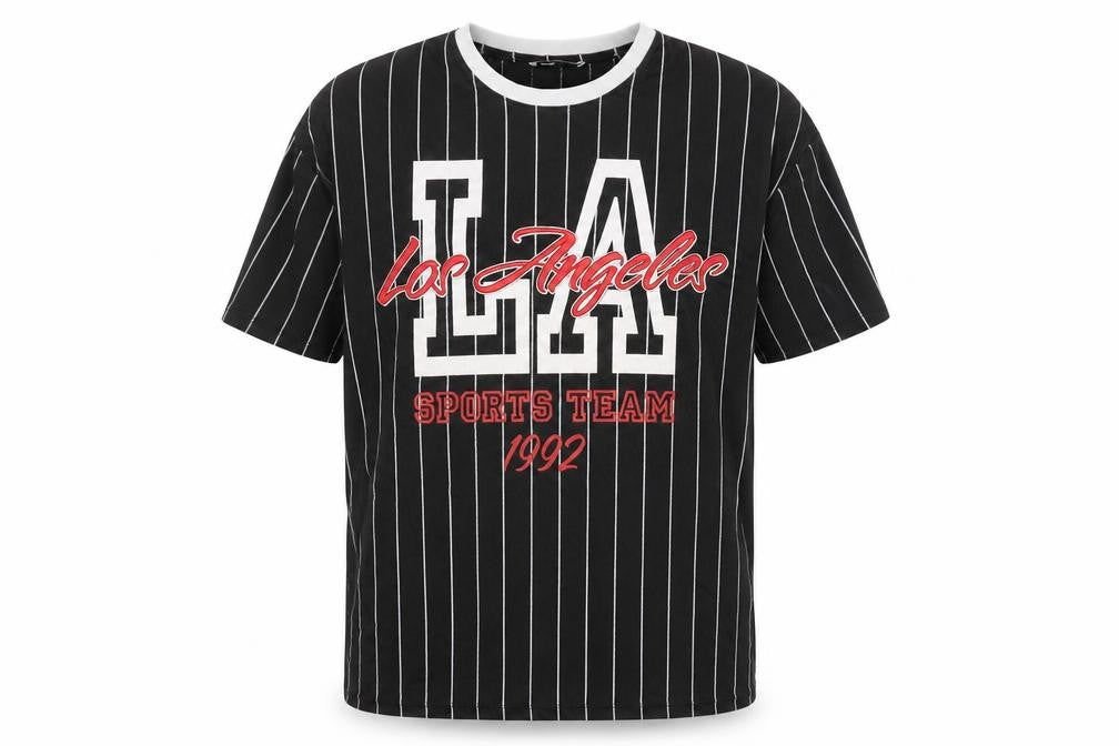 FB Mens Sister Black Striped T-Shirt S