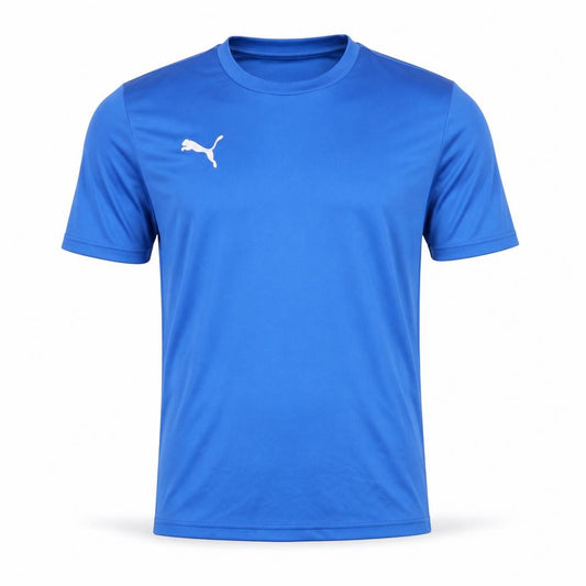 Puma Men's Blue Gym T-Shirt, Size S, Short Sleeve