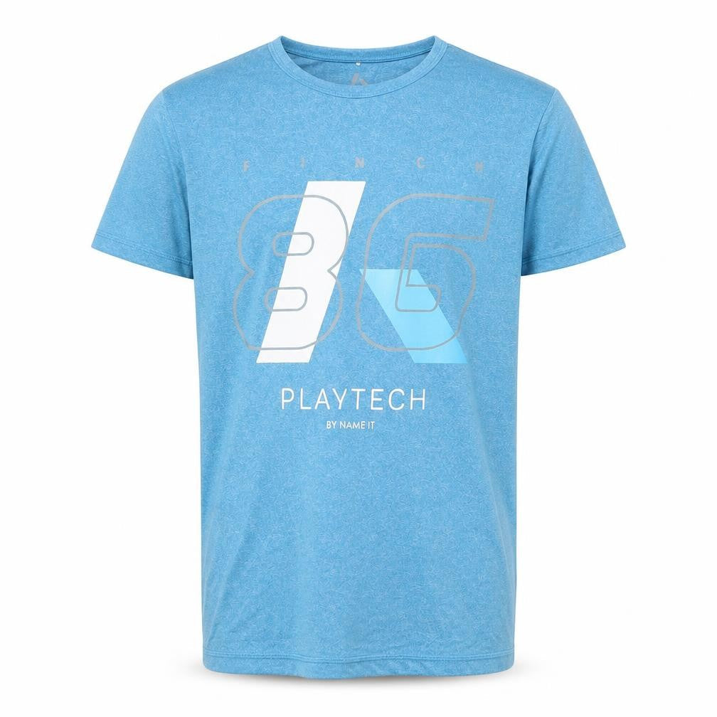 NAME IT Boys Blue Graphic T-Shirt, Size 10 Years, Casual
