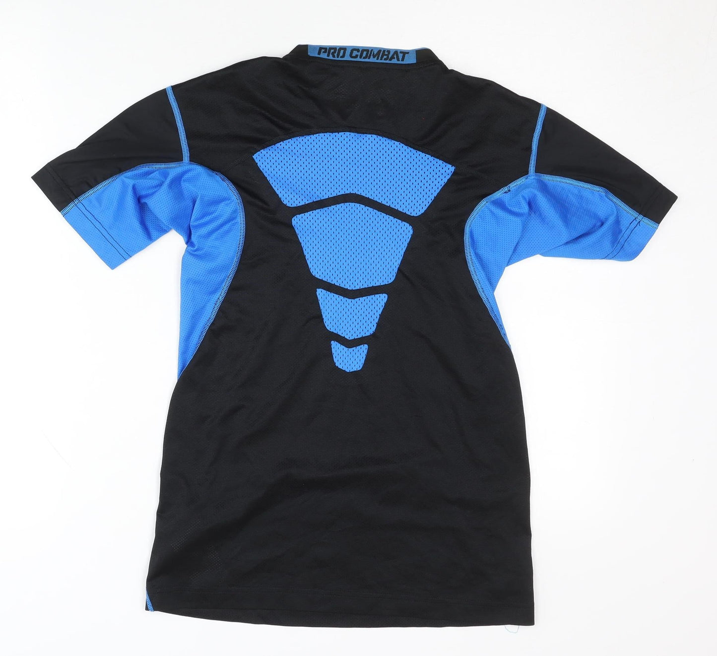 Nike Men's Black Blue Athletic T-Shirt Medium
