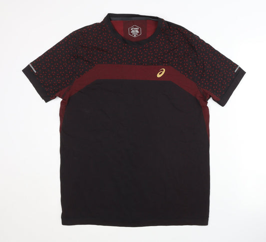 Asics Men's Black XL Athletic T-Shirt