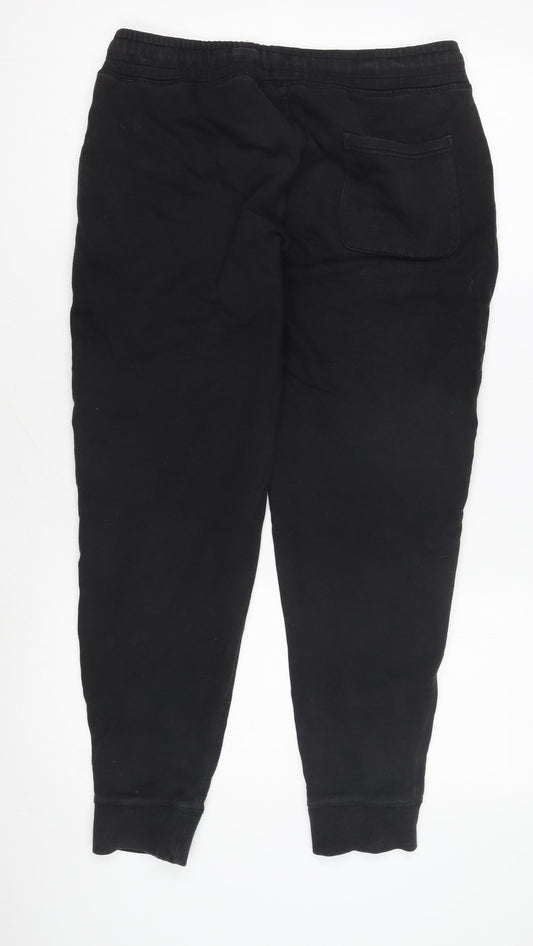 Jack Wills Men's Black Joggers, Size M, Casual Style