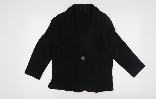 Laura Ashley Women's Black Blazer, Size 12