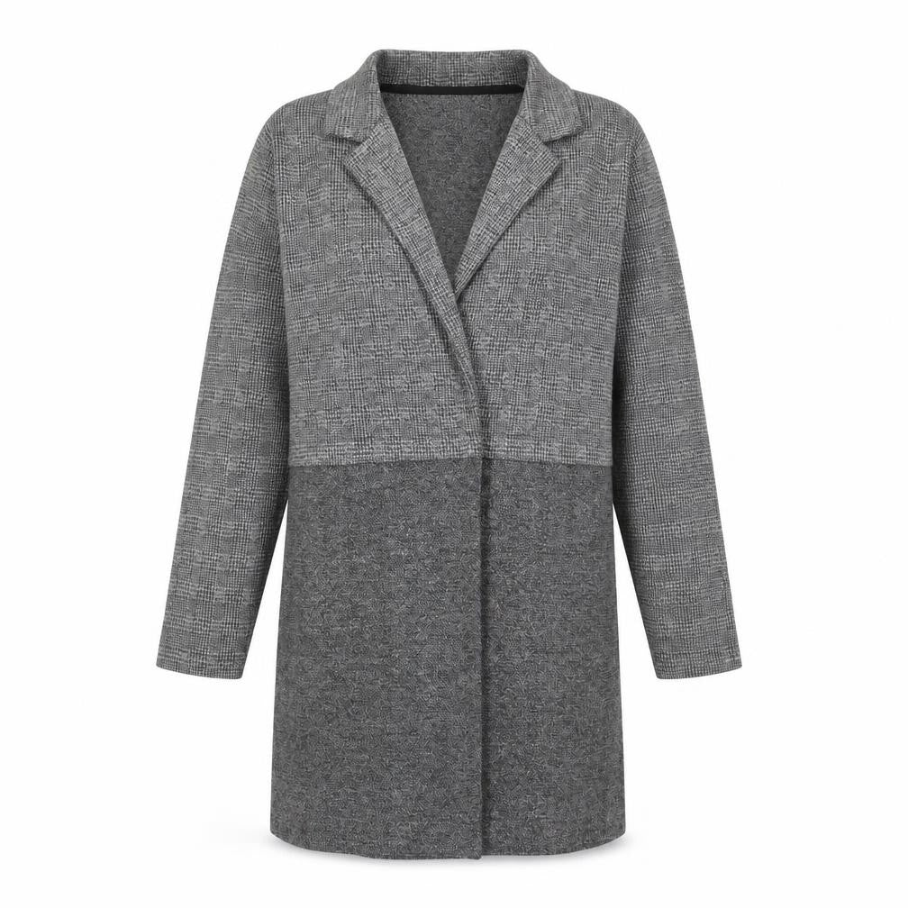Miss Selfridge Grey Checked Coatigan UK 10 for Women