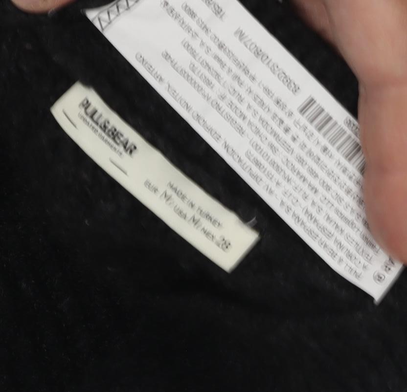 Pull & Bear Women's Black Pullover Jumper, Size 12