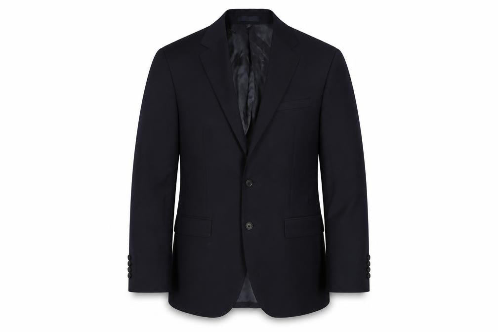 Marks and Spencer Men's Blue Wool Blazer, L, Formal