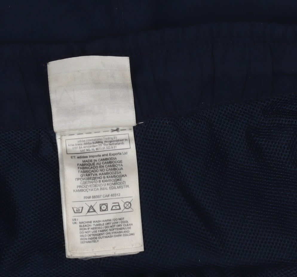 Adidas Men's Blue Athletic Shorts, Size M, Quick Dry