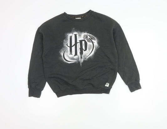 H&M Boys Black Harry Potter Pullover Sweatshirt 11-12 Years