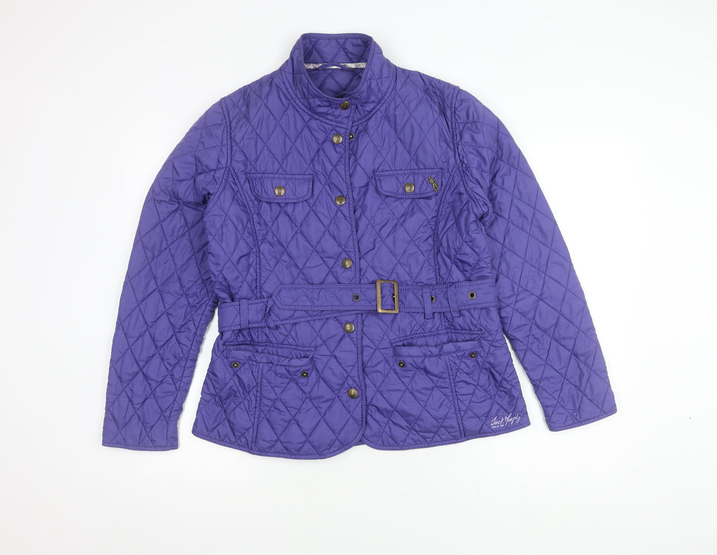 Jack Murphy Women's Purple Quilted Jacket Size 14