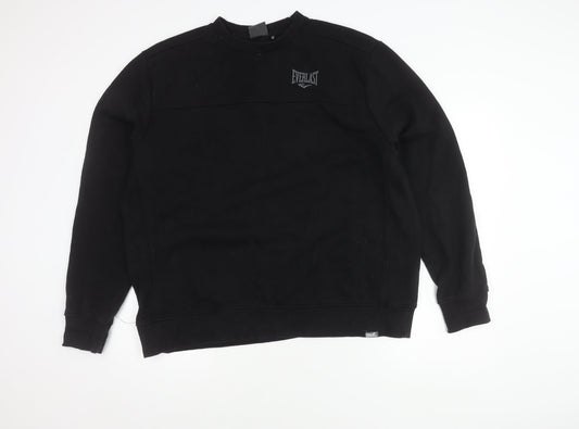 Everlast Men's Black 2XL Crew Neck Sweatshirt