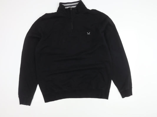 Crew Clothing Co Men's Black XL Zip Sweatshirt