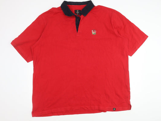Guinness Men's Red 4XL Polo Shirt Short Sleeve