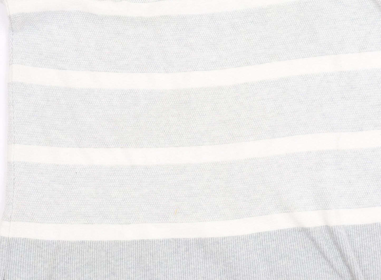 Pure Collection Women's Grey Striped Pullover Jumper Size 12