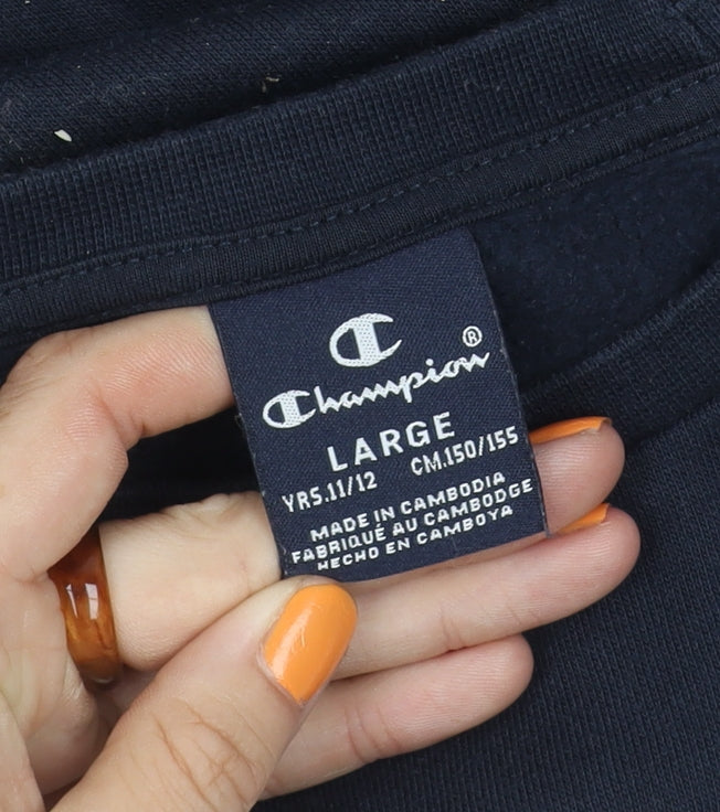 Champion Boys Multicoloured L Pullover Sweatshirt