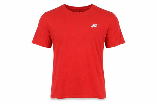 Mens UK Size S Nike Red  Cotton T-Shirt