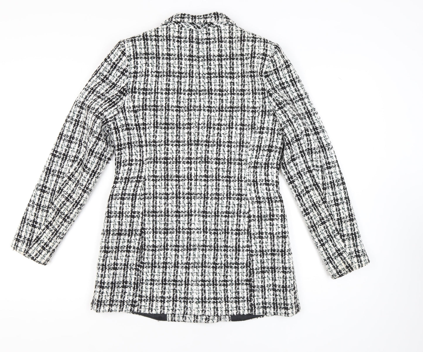 V by Very Women's Black Houndstooth Blazer Size 12