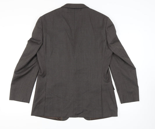 Marks and Spencer Men's Grey Blazer Jacket 42 Regular Fit