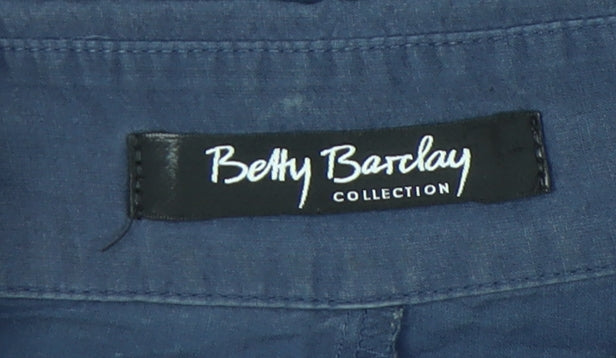 Betty Barclay Women's Blue Sleeveless Blouse