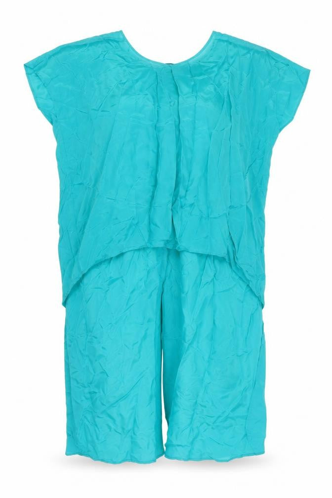 Zara Women’s Blue Tunic Blouse, Size 12, Summer Style