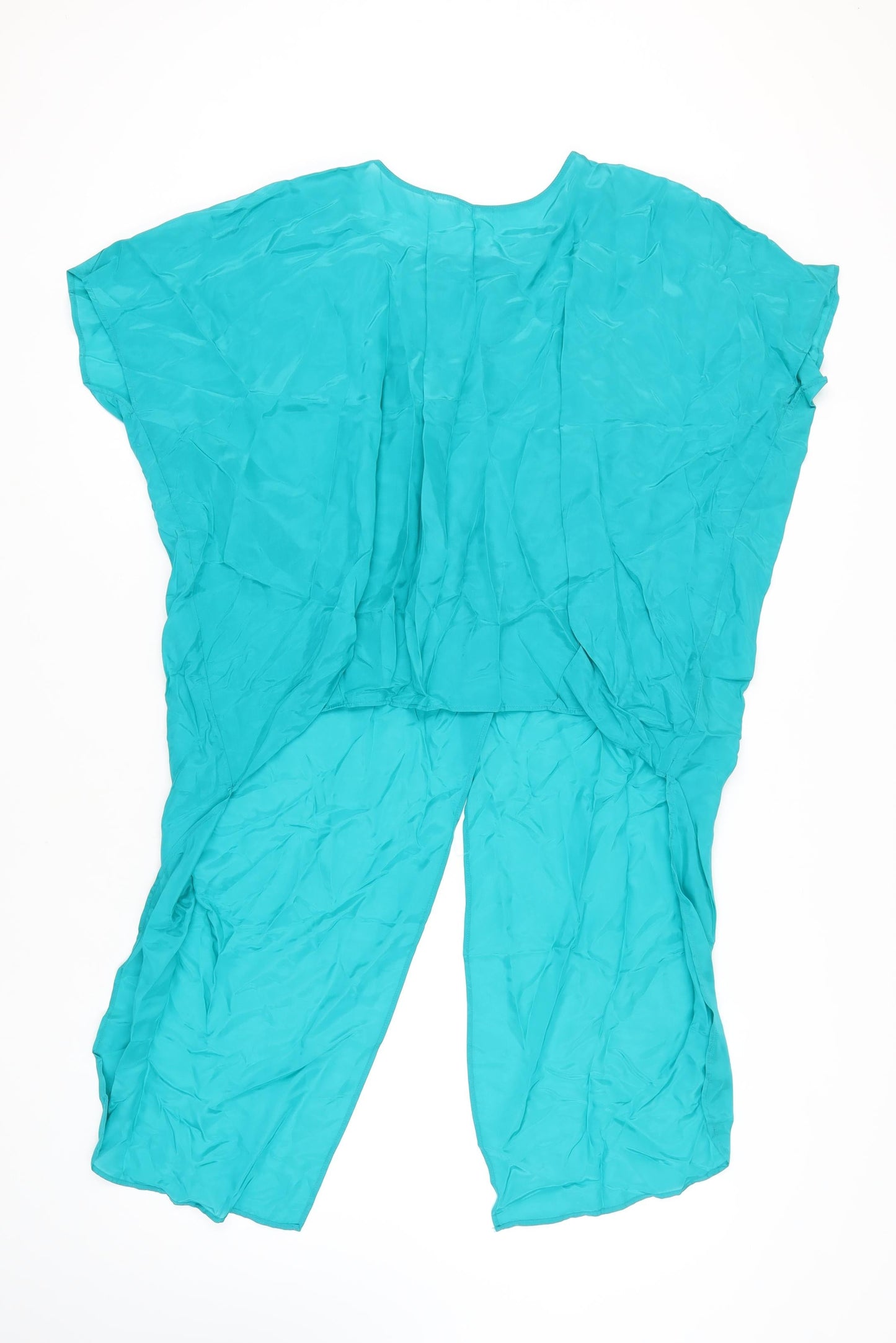 Zara Women’s Blue Tunic Blouse, Size 12, Summer Style