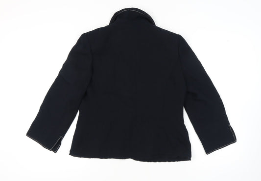 Gold by Michael H Women's Black Blazer, Size 14, Business