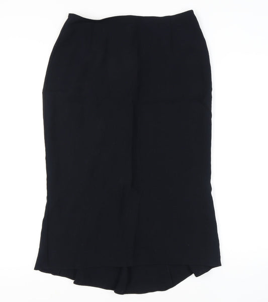 GOLD Women's Black Pencil Skirt Size 12