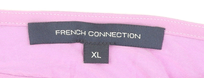 French Connection Women’s Pink XL Basic Top