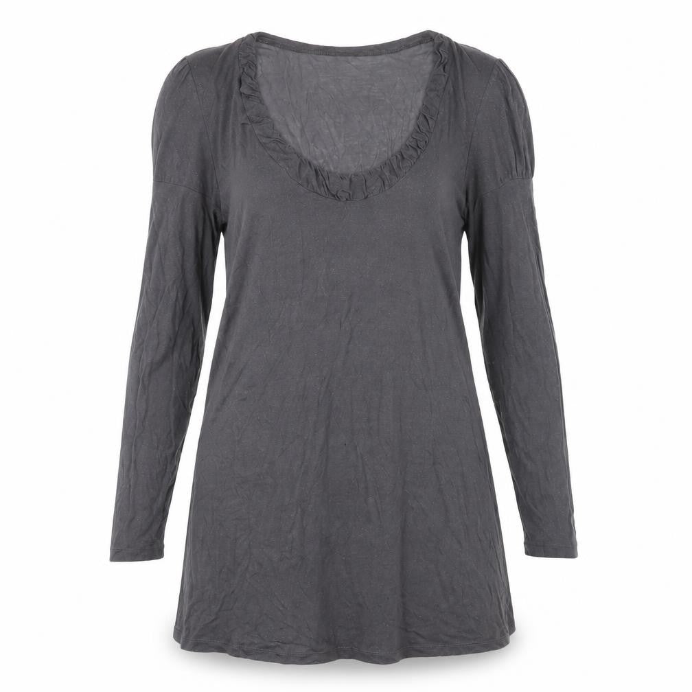 French Connection Women's Grey Shift Dress Size 16