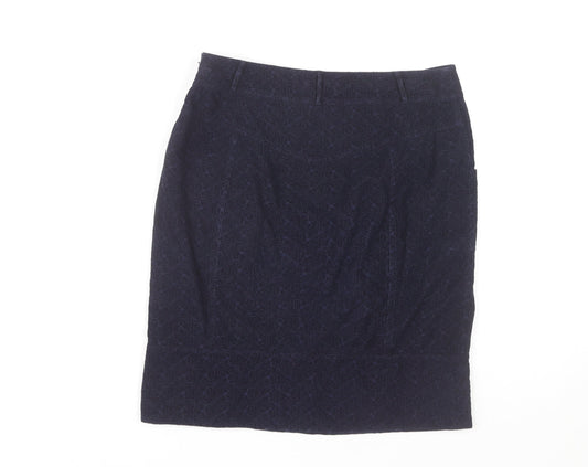 Marks and Spencer Women’s Blue Pencil Skirt Size 8
