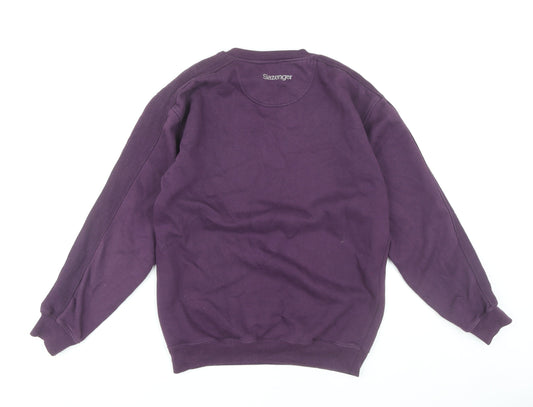 Slazenger Men's Purple Pullover Sweatshirt Size M